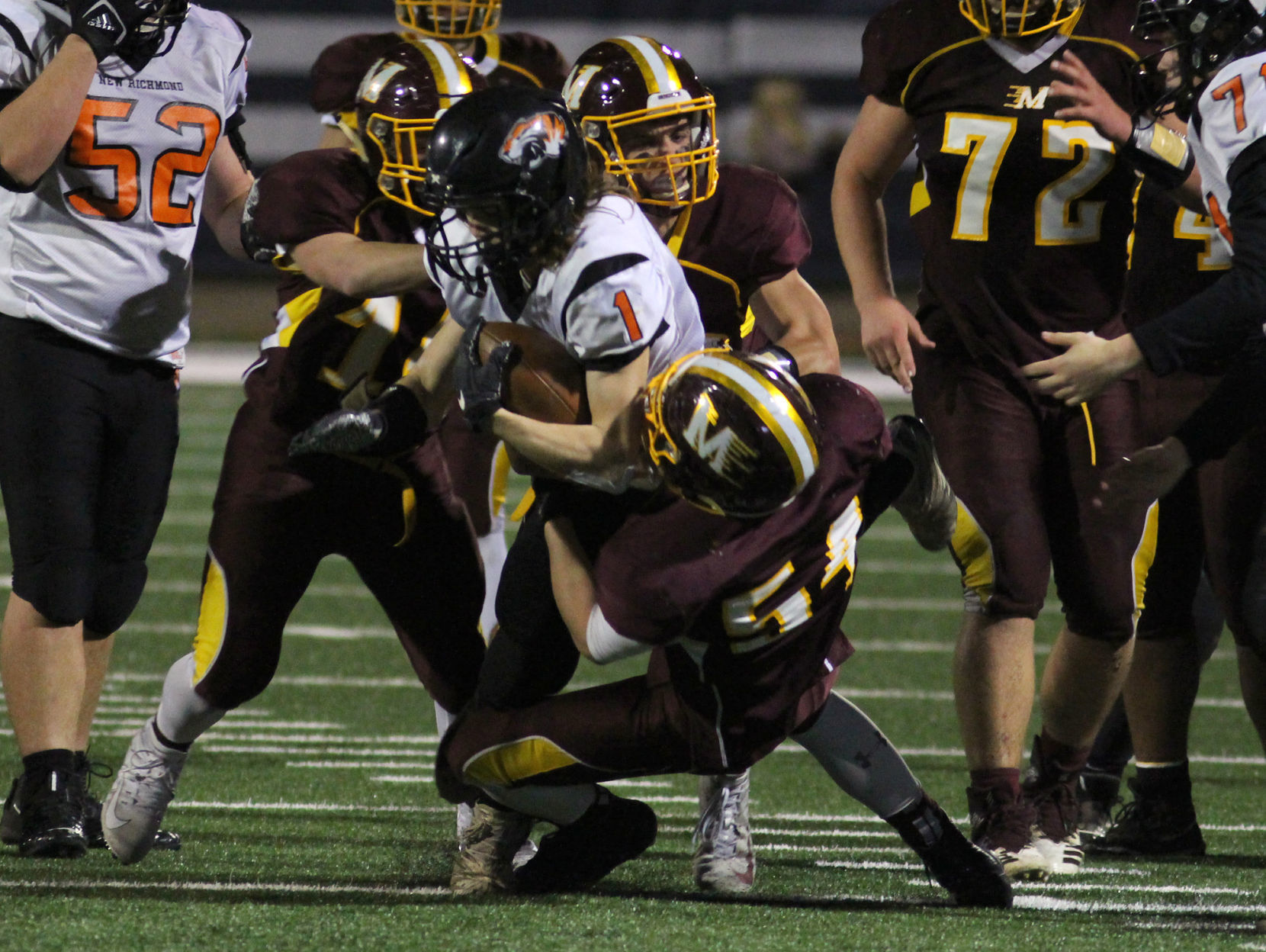 New Richmond at Menomonie football 11-1-19